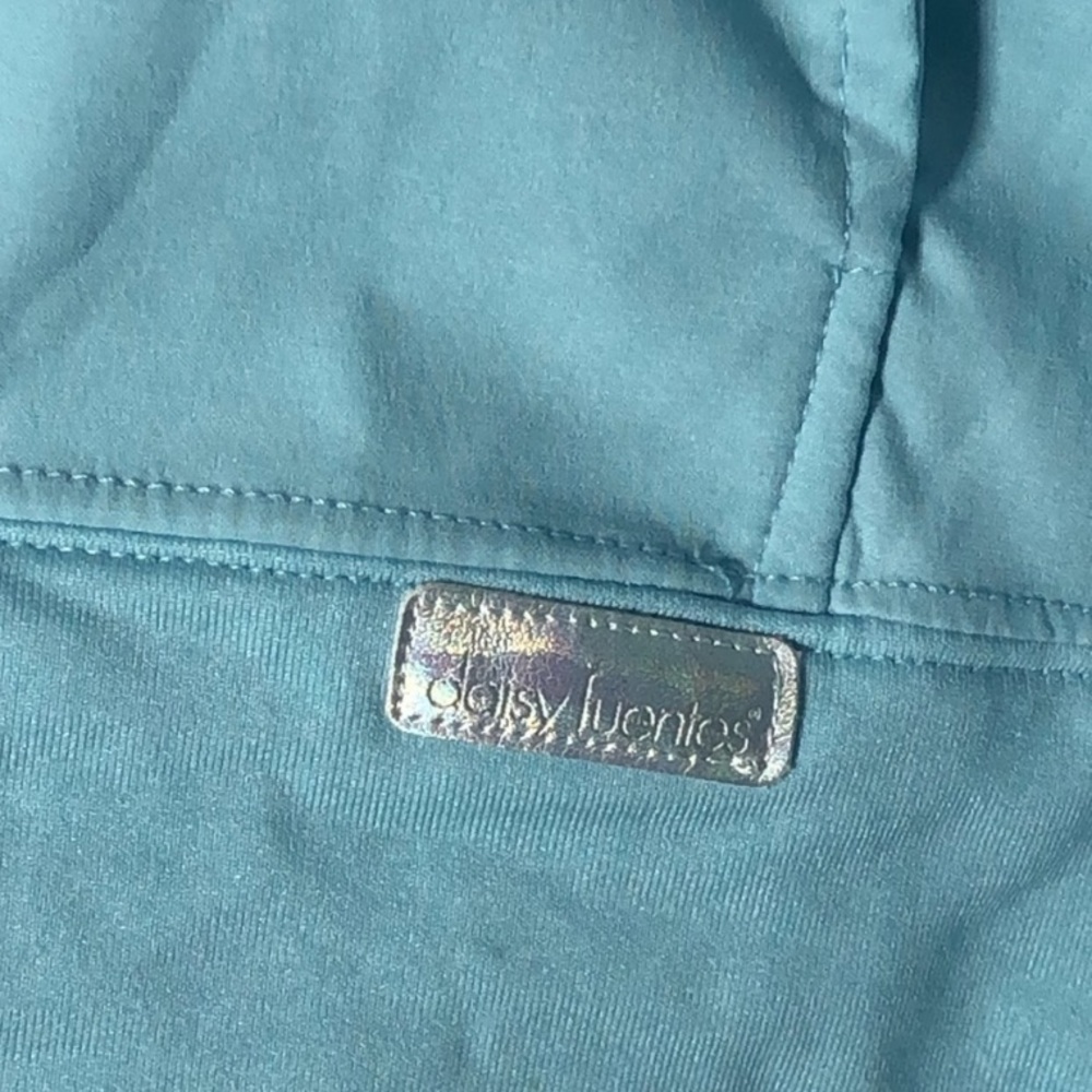 Daisy Fuentes Kinetics Full Zip Hooded Jacket Blue White Size XL NWT - Picture 2 of 8
